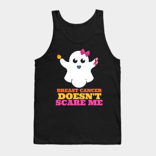 Breast Cancer Doesn't Scare Me - Halloween Breast Cancer Tank Top